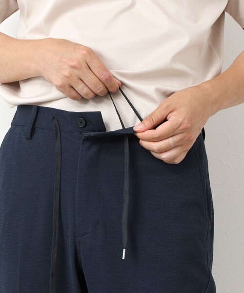 NOLLEY’S(ノーリーズ)の「《ビジカジ/セットアップ対応》Primeflex 吸水速乾 メランジ カノコ ストレッチイージーPT(その他パンツ・メンズ・ネイビー/ベージュ/ブラック/グレー・S/M/L/XL)」の6枚目の写真