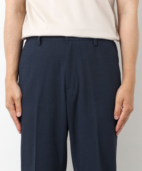 NOLLEY’S(ノーリーズ)の「《ビジカジ/セットアップ対応》Primeflex 吸水速乾 メランジ カノコ ストレッチイージーPT(その他パンツ・メンズ・ネイビー/ベージュ/ブラック/グレー・S/M/L/XL)」の5枚目の写真