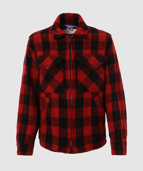 【日本製】kolor 縮絨 ウールブレンド ダブルジャケット チェック チェック柄ダブルテーラードジャケット[fo1468] | レディース