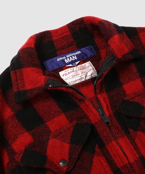 FILSON」W-NAME 縮絨 WOOL CHECK - JACK SHIRT（ブルゾン