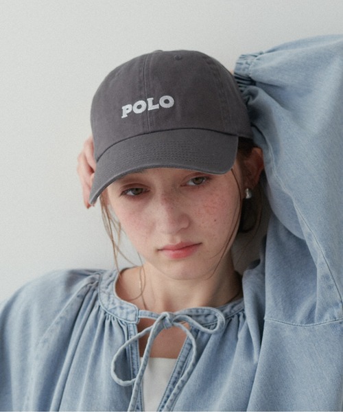 POLO BCS(ポロ ビーシーエス)の「POLOチェーン刺繍キャップ(キャップ・レディース・ピンク/グリーン/ワインレッド/ベージュ/ネイビー/イエロー/ブラック/グレー/ブルー・フリー)」の4枚目の写真