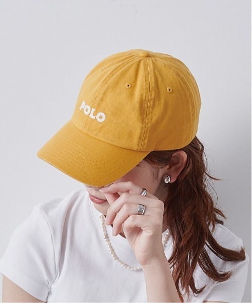 POLO BCS(ポロ ビーシーエス)の「POLOチェーン刺繍キャップ(キャップ・レディース・ピンク/グリーン/ワインレッド/ベージュ/ネイビー/イエロー/ブラック/グレー/ブルー・フリー)」の7枚目の写真