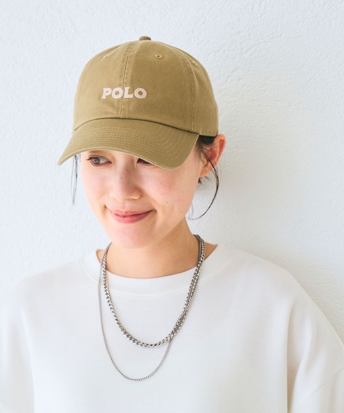 POLO BCS(ポロ ビーシーエス)の「POLOチェーン刺繍キャップ(キャップ・レディース・ピンク/グリーン/ワインレッド/ベージュ/ネイビー/イエロー/ブラック/グレー/ブルー・フリー)」の14枚目の写真