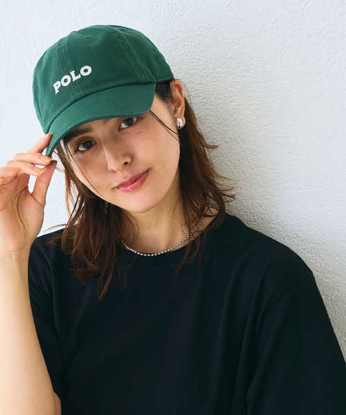 POLO BCS(ポロ ビーシーエス)の「POLOチェーン刺繍キャップ(キャップ・レディース・ピンク/グリーン/ワインレッド/ベージュ/ネイビー/イエロー/ブラック/グレー/ブルー・フリー)」の16枚目の写真