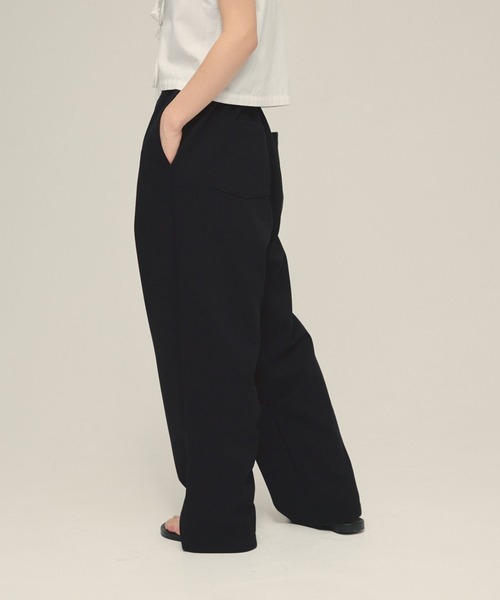 eL(エル)の「【eL】Wide Silhouette Sweat Pants/498736(スウェットパンツ・レディース・グレー/ブラック・FREE)」の6枚目の写真