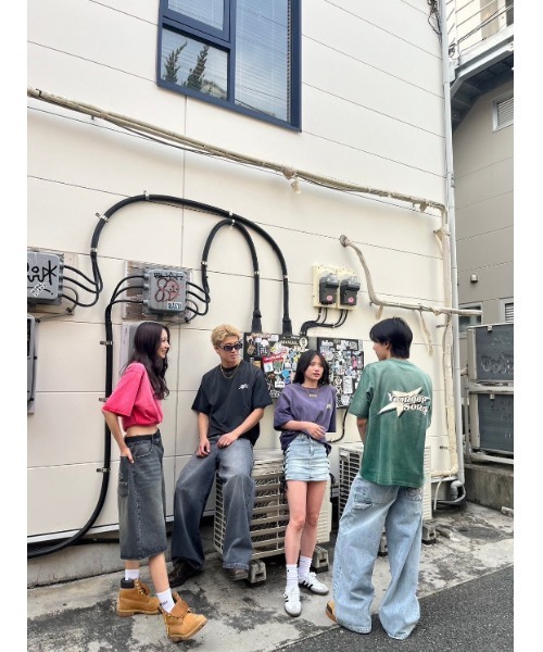 younger song（ヤンガーソング）の「vintage processing star logo ss tee（Tシャツ/カットソー・メンズ・ネイビー/グリーン/レッド/ブラック・X-LARGE/MEDIUM/LARGE）」の6枚目の写真