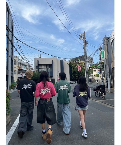 younger song（ヤンガーソング）の「vintage processing star logo ss tee（Tシャツ/カットソー・メンズ・ネイビー/グリーン/レッド/ブラック・X-LARGE/MEDIUM/LARGE）」の7枚目の写真