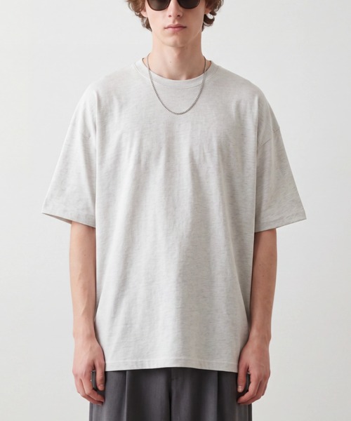 American Apparel（アメリカンアパレル）の「【American Apparel】6.0oz Adult Short Sleeve T-Shirts アメリカンアパレル 6.0オンス ショートスリーブ　Tシャツ（Tシャツ/カットソー・メンズ・ブラック/ヘザーグレー/ホワイト/アッシュグレー・MEDIUM/LARGE/X-LARGE/SMALL/XXX-LARGE）」の3枚目の写真