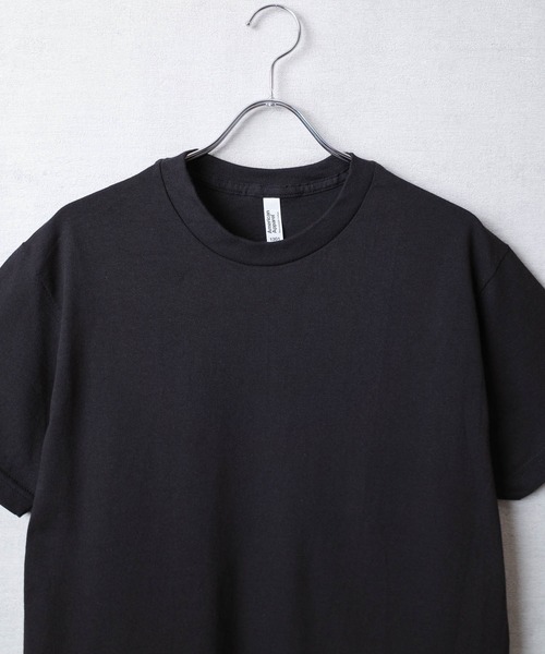 American Apparel（アメリカンアパレル）の「【American Apparel】6.0oz Adult Short Sleeve T-Shirts アメリカンアパレル 6.0オンス ショートスリーブ　Tシャツ（Tシャツ/カットソー・メンズ・ブラック/ヘザーグレー/ホワイト・MEDIUM/LARGE/X-LARGE/SMALL）」の7枚目の写真