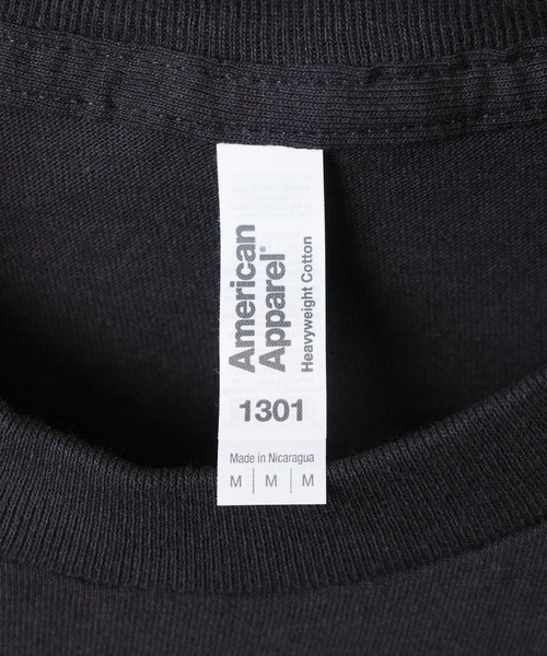 American Apparel（アメリカンアパレル）の「【American Apparel】6.0oz Adult Short Sleeve T-Shirts アメリカンアパレル 6.0オンス ショートスリーブ　Tシャツ（Tシャツ/カットソー・メンズ・ブラック/ヘザーグレー/ホワイト・MEDIUM/LARGE/X-LARGE/SMALL）」の11枚目の写真