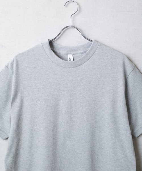 American Apparel（アメリカンアパレル）の「【American Apparel】6.0oz Adult Short Sleeve T-Shirts アメリカンアパレル 6.0オンス ショートスリーブ　Tシャツ（Tシャツ/カットソー・メンズ・ブラック/ヘザーグレー/ホワイト/アッシュグレー・MEDIUM/LARGE/X-LARGE/SMALL/XXX-LARGE）」の21枚目の写真