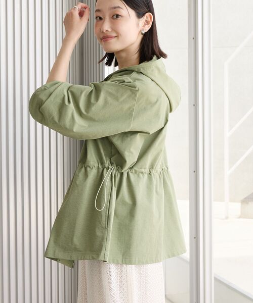 AMERICAN HOLIC（アメリカンホリック）の「【水陸両用】UVカットZIPパーカー（パーカー・レディース・ブラック/ライトカーキ・FREE）」の11枚目の写真