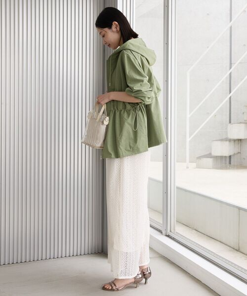 AMERICAN HOLIC（アメリカンホリック）の「【水陸両用】UVカットZIPパーカー（パーカー・レディース・ブラック/ライトカーキ・FREE）」の14枚目の写真