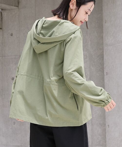 AMERICAN HOLIC（アメリカンホリック）の「【水陸両用】UVカットZIPパーカー（パーカー・レディース・ブラック/ライトカーキ・FREE）」の18枚目の写真