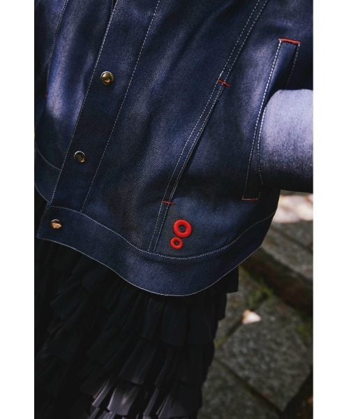 OMMO（オーエムエムオー）の「SQUARE SLEEVE JK（その他アウター・レディース・ネイビー・F）」の19枚目の写真
