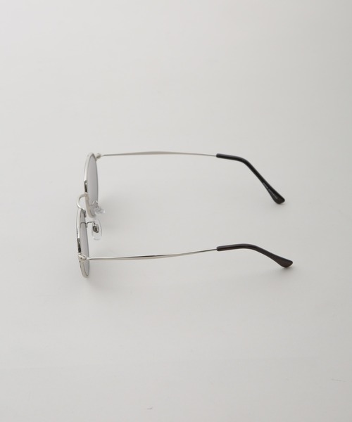 NANO universe（ナノユニバース）の「アイウェア サングラス/ボストン型  メタルフレーム（サングラス・メンズ・ブラック/クリア・FREE）」の4枚目の写真