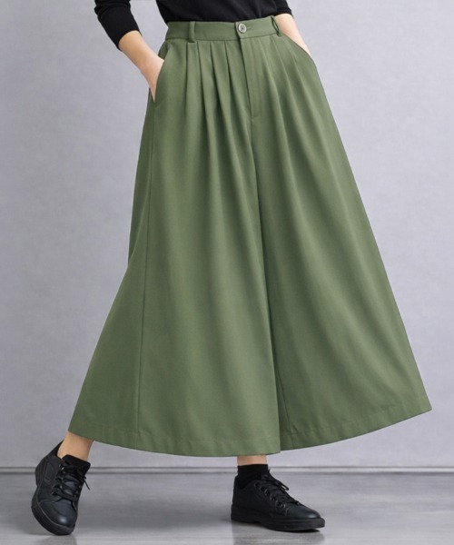 セール】【選べる6カラー/S～XLサイズ展開♪】タック入りワイド