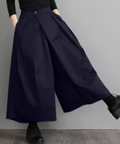 セール】【選べる6カラー/S～XLサイズ展開♪】タック入りワイド