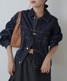 Lui's | ボリュームスリーブデニムジャケット(テーラードジャケット)