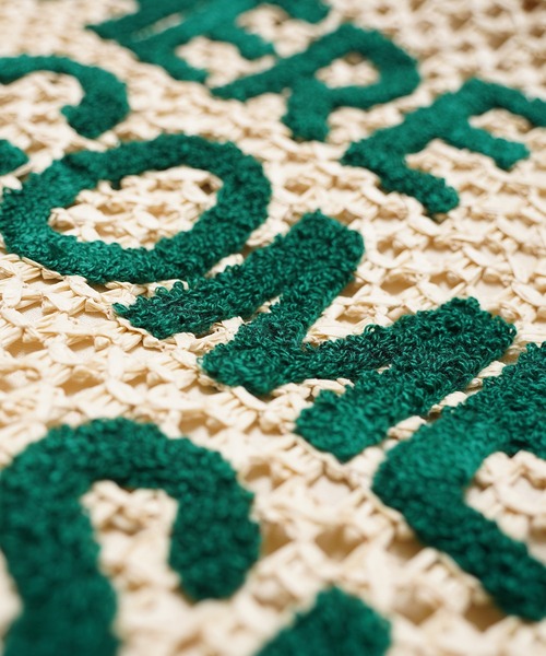 1111clothing（ワンフォークロージング）の「サガラ刺繍 編み込み トートバッグ / Sagara embroidery woven tote bag（トートバッグ・レディース・ブラウン/ナチュラル・FREE）」の14枚目の写真