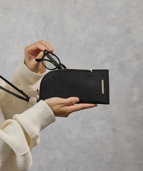 PADRONE（パドローネ）の「PADRONE パドローネ / Eyewear case01 (leather strap) モストロレザー サフィアーノレザーサングラスケース メガネケース / PG9995-5010（サングラス・メンズ・ブラック系その他/ブラック・FREE）」の11枚目の写真