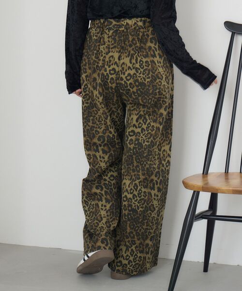 RETRO GIRL（レトロガール）の「【新色追加】イージーデニムPT（デニムパンツ・レディース・ブルー系その他5/ブラック/ダークブルー/レオパード・FREE）」の20枚目の写真