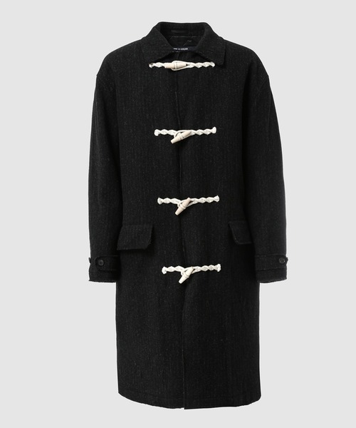COMME des GARÇONS ダッフルコート HR-C034 Lサイズ WOOL TWILL STRIPE DUFFLE COAT（ダッフルコート）｜COMME des GARCONS