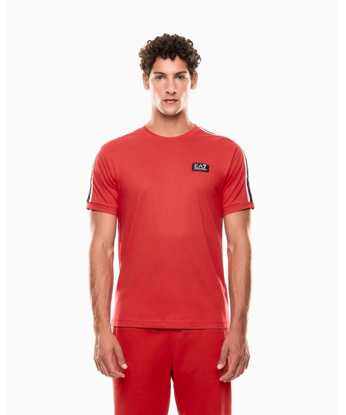 関税込【EA7 EMPORIO ARMANI】ロゴ コットンジャージー Tシャツ エンポリオ アルマーニ EA7】Logo Series Tシャツ コットン