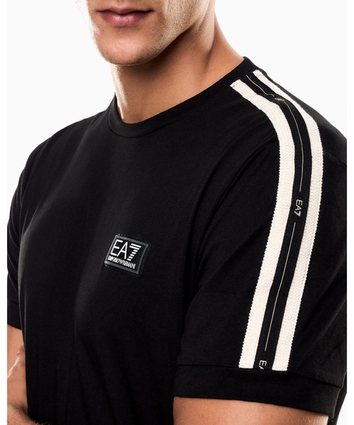 EMPORIO ARMANI EA7(エンポリオアルマーニイーエーセブン)の「<オンライン限定>【エンポリオ アルマーニ EA7】Logo Series Tシャツ コットンジャージー(Tシャツ/カットソー・メンズ・ブラック/レッド/オフホワイト/ブラウン・SMALL/MEDIUM/LARGE/X-LARGE/XX-LARGE/X-SMALL/XX-SMALL/XXX-LARGE)」の14枚目の写真