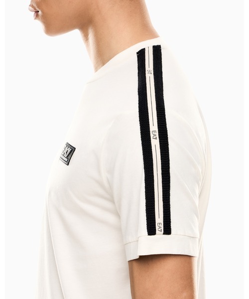 関税込【EA7 EMPORIO ARMANI】ロゴ コットンジャージー Tシャツ Logo Series Tシャツ コットンジャージー | EA7