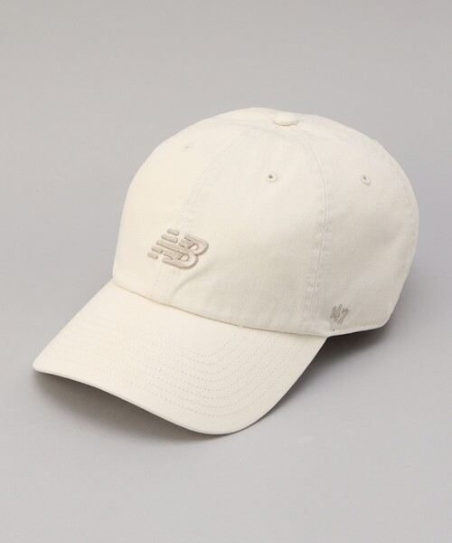 NEW BALANCE（ニューバランス）の「New barance（ニューバランス）by47 Clean Up cap（キャップ・メンズ・ライトグレー/ブラック/ナチュラル・FREE）」の3枚目の写真