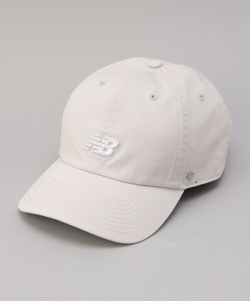 NEW BALANCE（ニューバランス）の「New barance（ニューバランス）by47 Clean Up cap（キャップ・メンズ・ライトグレー/ブラック/ナチュラル・FREE）」の2枚目の写真