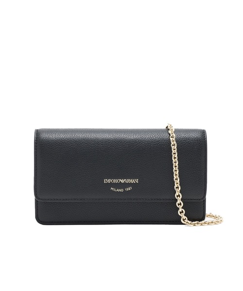 EMPORIO ARMANI（エンポリオアルマーニ）の「【エンポリオ アルマーニ】ミニバッグ タンブルレザー（ショルダーバッグ・レディース・ライトグレー/ブラック/ピンク/ダークベージュ・FREE）」の2枚目の写真