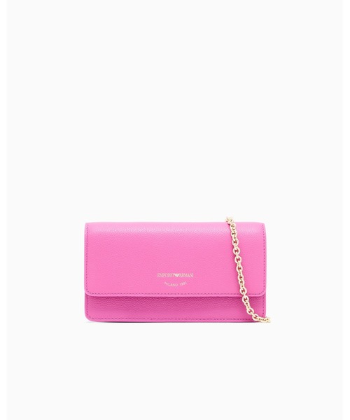 EMPORIO ARMANI（エンポリオアルマーニ）の「【エンポリオ アルマーニ】ミニバッグ タンブルレザー（ショルダーバッグ・レディース・ライトグレー/ブラック/ピンク/ダークベージュ・FREE）」の14枚目の写真