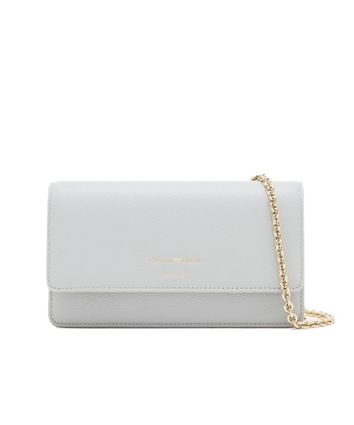 EMPORIO ARMANI（エンポリオアルマーニ）の「【エンポリオ アルマーニ】ミニバッグ タンブルレザー（ショルダーバッグ・レディース・ライトグレー/ブラック/ピンク/ダークベージュ・FREE）」の15枚目の写真