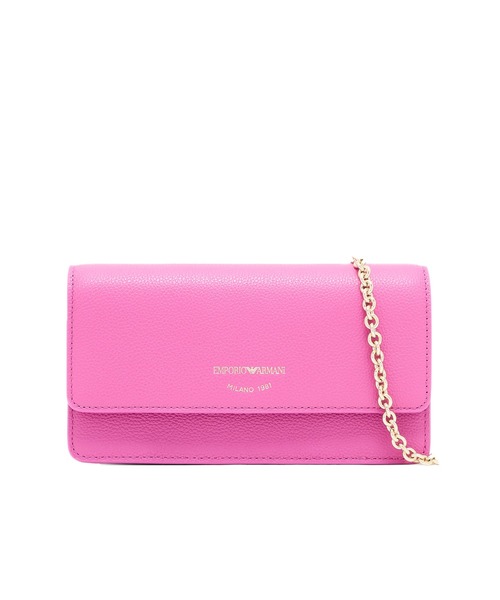 EMPORIO ARMANI（エンポリオアルマーニ）の「【エンポリオ アルマーニ】ミニバッグ タンブルレザー（ショルダーバッグ・レディース・ライトグレー/ブラック/ピンク/ダークベージュ・FREE）」の16枚目の写真