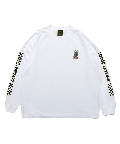 Leyline（レイライン）の「【Leyline】Skull checker l/s tee（Tシャツ/カットソー・メンズ・ブラック/ホワイト・MEDIUM/LARGE/X-LARGE）」の5枚目の写真