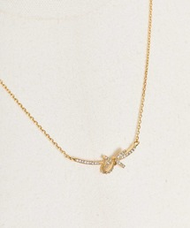 リボンバーネックレス