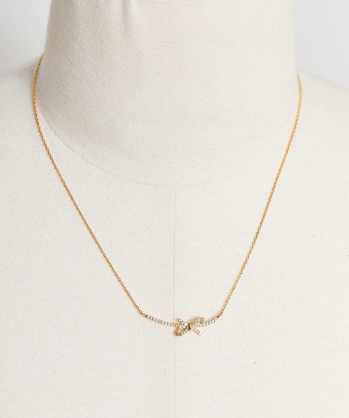 NOELA（ノエラ）の「リボンバーネックレス（ネックレス・レディース・ゴールド/シルバー・フリー）」の3枚目の写真