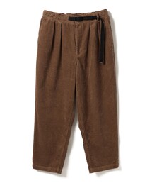 comoli 21aw コーデュロイパンツ　ブラウン COMOLI コットンコーデュロイ ワンタックパンツ | 大阪心斎橋の