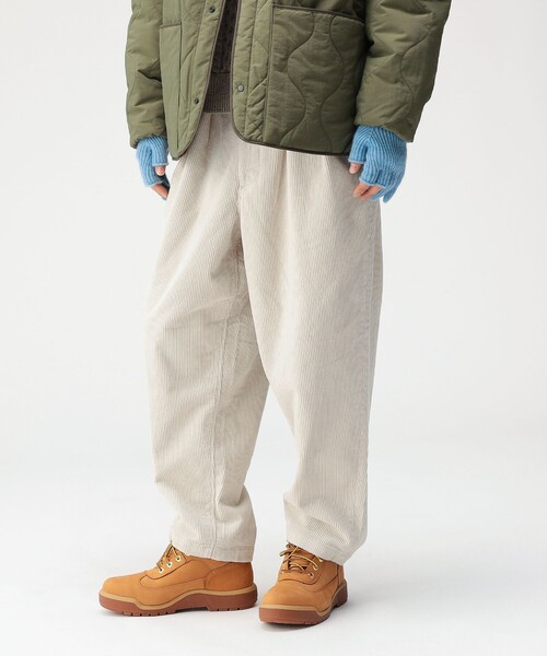 BEAMS(ビームス)の「ワイドテーパード ウェービング コーデュロイパンツ(その他パンツ・メンズ・チャコールグレー/ライトブラウン/ホワイト系その他・XL/L/M/S)」の14枚目の写真