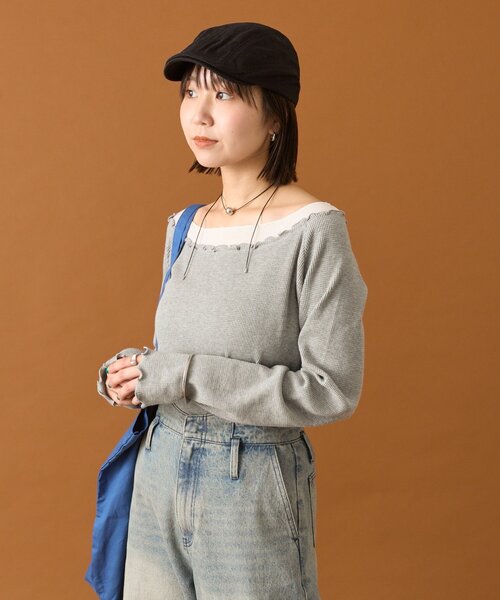 mystic（ミスティック）の「シアーレイヤードロンT（Tシャツ