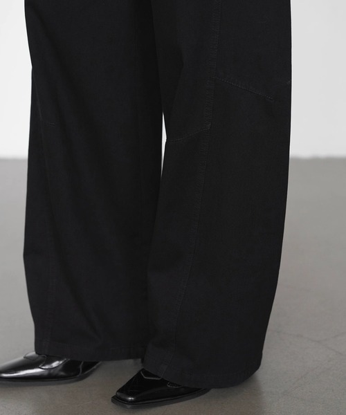 EIGHTHMONTH(エイスマンス)の「ステップシームワイドパンツ EM25a004【EIGHTHMONTH】(その他パンツ・レディース・ブラック・S/M/L)」の6枚目の写真