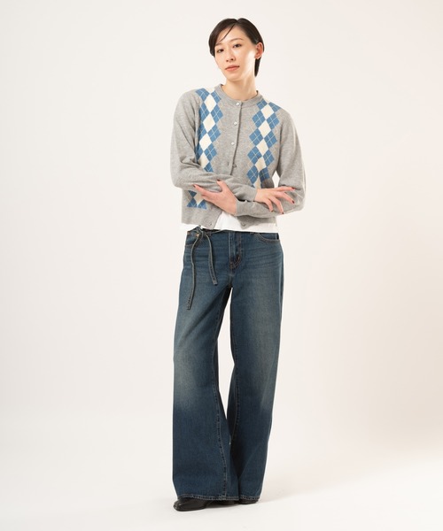 Levi's（リーバイス）の「Levi's/リーバイス スーパーソフト クルーネックカーディガン（カーディガン/ボレロ・レディース・ブルー・XS/S/M）」の13枚目の写真