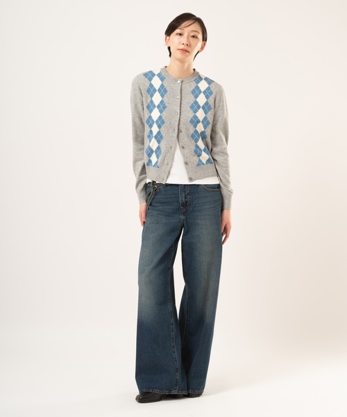 Levi's（リーバイス）の「Levi's/リーバイス スーパーソフト クルーネックカーディガン（カーディガン/ボレロ・レディース・ブルー・XS/S/M）」の12枚目の写真