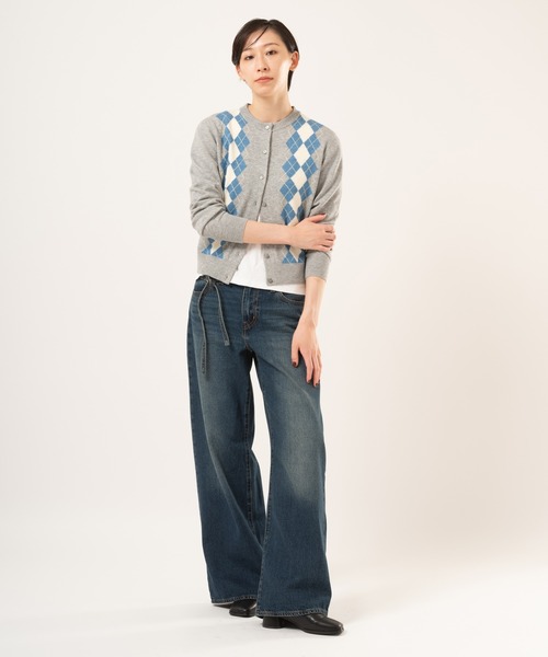 Levi's（リーバイス）の「Levi's/リーバイス スーパーソフト クルーネックカーディガン（カーディガン/ボレロ・レディース・ブルー・XS/S/M）」の11枚目の写真