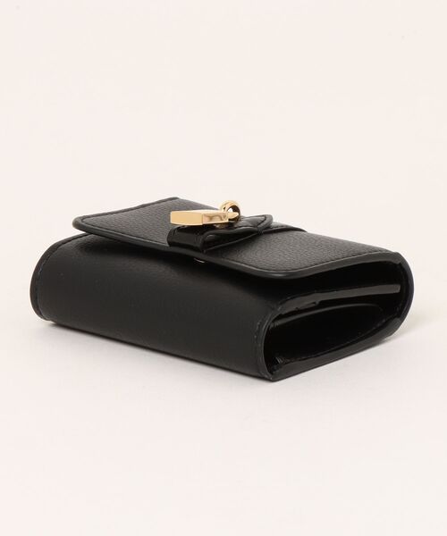 STELLA McCARTNEY（ステラマッカートニー）の「Ryder Tri-Fold Wallet / ライダー トリフォールド ウォレット（財布・レディース・ブラック/ブラウン・ONE SIZE）」の7枚目の写真