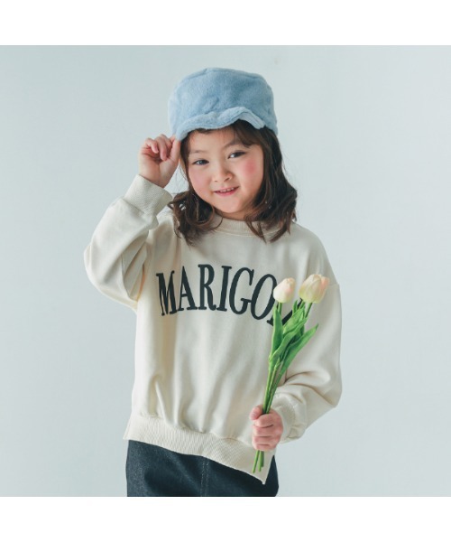 NHT（エヌエイチティー）の「エヌエイチティー MARIGOLD　バルーントレーナー（スウェット・キッズ・アイボリー/ブラック/ラベンダー・120cm/130cm/140cm/150cm/160cm/110cm）」の3枚目の写真