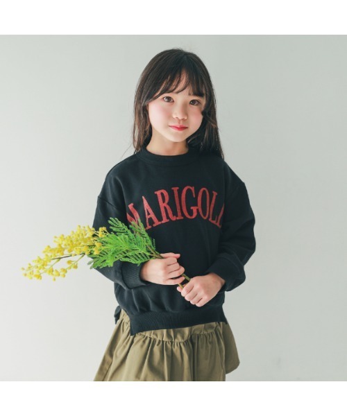 NHT（エヌエイチティー）の「エヌエイチティー MARIGOLD　バルーントレーナー（スウェット・キッズ・アイボリー/ブラック/ラベンダー・120cm/130cm/140cm/150cm/160cm/110cm）」の2枚目の写真