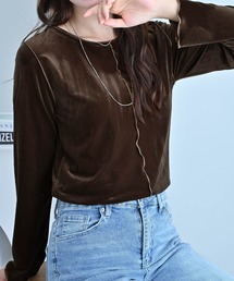 フロッキーベロアTシャツ